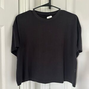 Born Primitive Black Short Sleeve Crop Oversized Tee